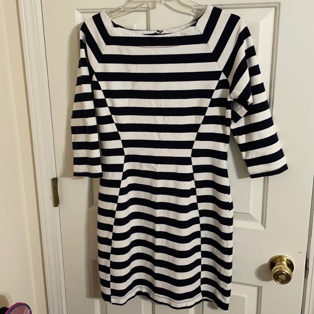 Women’s Gap Navy & White Stripe Dress, Size M